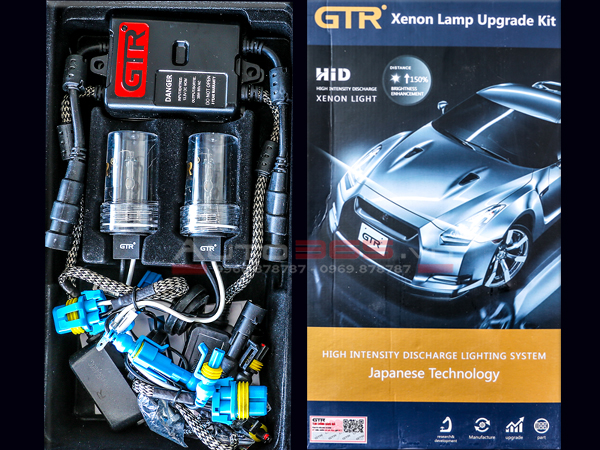BỘ KIT GTR  XENON VÀ BALLAST 38W TĂNG SÁNG 150%